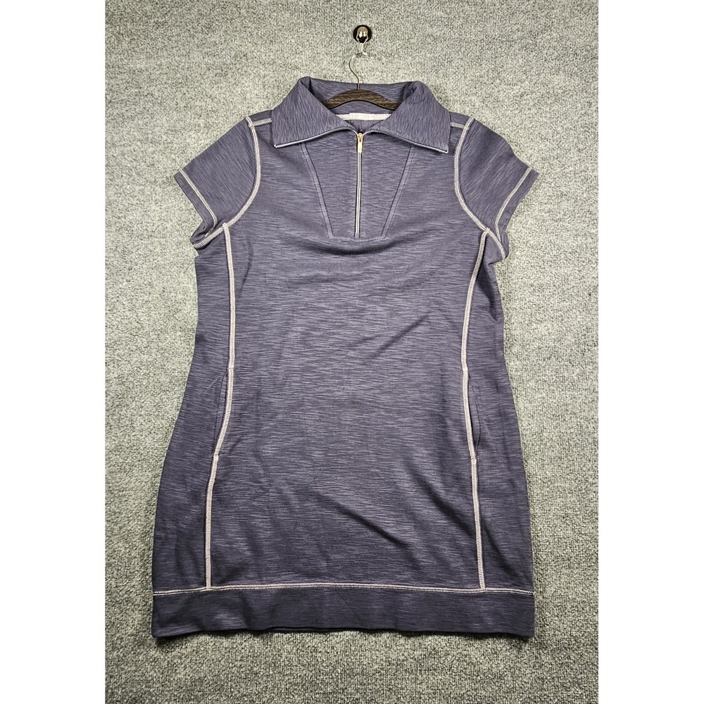 Tommy‎ Bahama NWT Tobago Bay Half-Zip Short Sleeve Dress Ocean Deep Blue Size XL